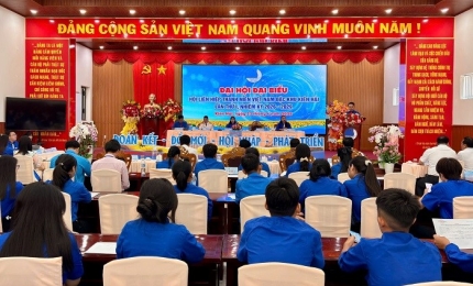 Quang cảnh: Đại hội Đại biểu Hội Liên Hiệp Thanh Niên (LHTN) Việt Nam đặc khu Kiên Hải lần thứ I, nhiệm kỳ 2026 - 2029