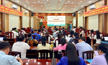 Quang cảnh: Hội nghị Sơ kết công tác Mặt trận và các Đoàn thể quý III năm 2026