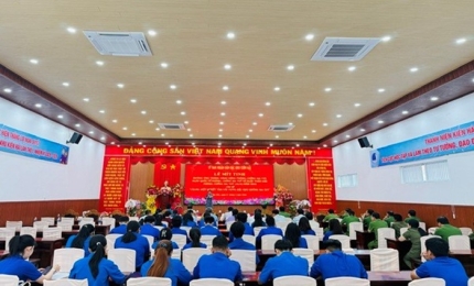 Quang cảnh: Tổ chức Lễ mít tinh hưởng ứng “Tháng hành động phòng, chống ma túy” tháng 6 năm 2026.