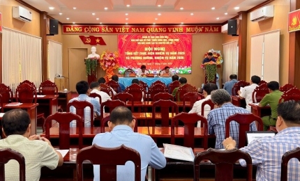 Quang cảnh: Hội nghị tổng kết công tác phát triển khoa học, công nghệ, đổi mới sáng tạo và chuyển đổi số năm 2025