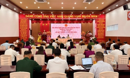 Quang cảnh: Kỳ họp thứ Ba, kỳ họp thường lệ giữa năm 2026 Hội đồng nhân dân đặc khu khóa II, nhiệm kỳ 2026 - 2031
